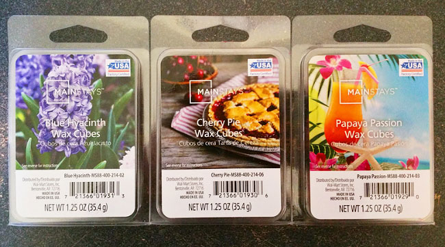 Mainstays (Walmart) Wax Melt Reviews - Spring 2018