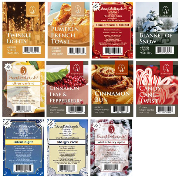 ScentSationals Christmas Wax Melts Reviews - 2015