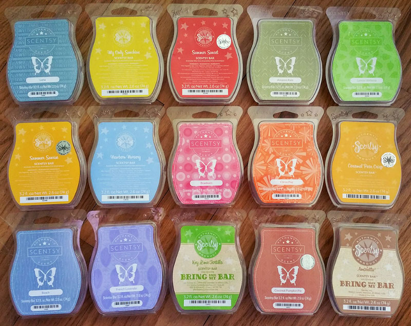 Scentsy Bars Wax Melt Reviews - May 2016