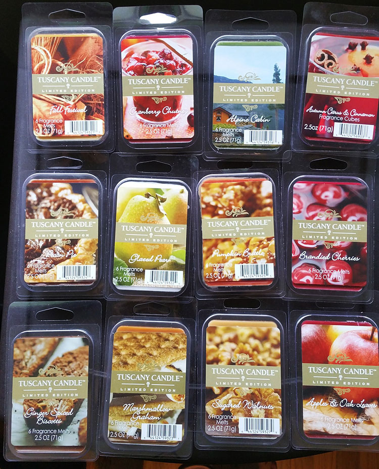 Tuscany Candle Fall Wax Melts Reviews - 2015